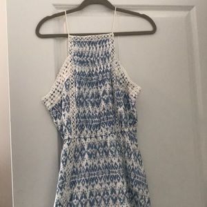 👗Blue and white ikat spring/summer dress👗